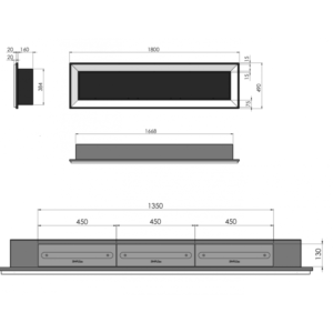 Dimensiones Simplefire Frame 1800